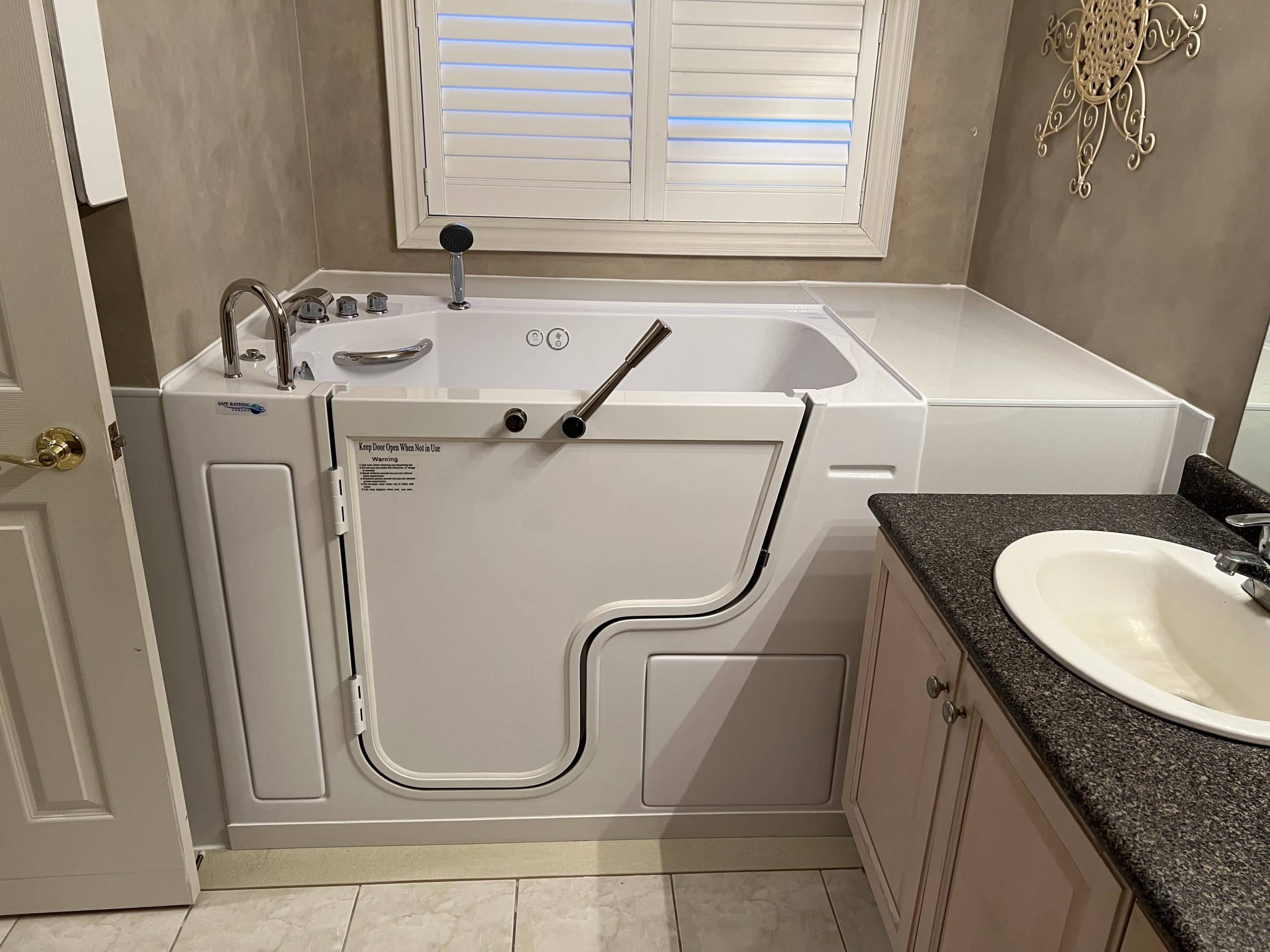 Walk-in tub installation - After